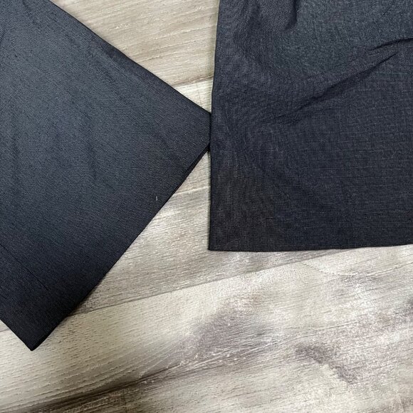 UWN Mid Rise Boot Leg Full Length Trousers Grey Women’s Size M - Picture 6 of 9